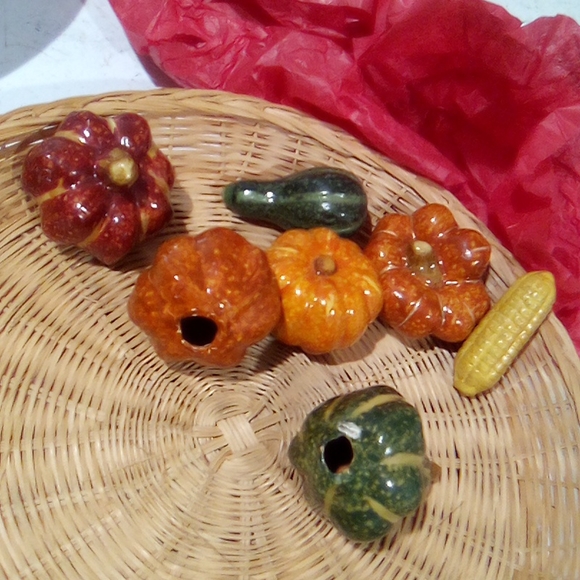 Vintage Ceramics,Mini Harvest Pumpkins and Gourd's - Picture 4 of 16